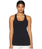 Adidas Essex Strappy Tank Top (black/black/clear Onix) Women's Sleeveless