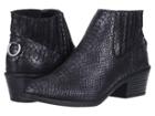 Dv By Dolce Vita Knock (black Snake Suede) Women's Shoes