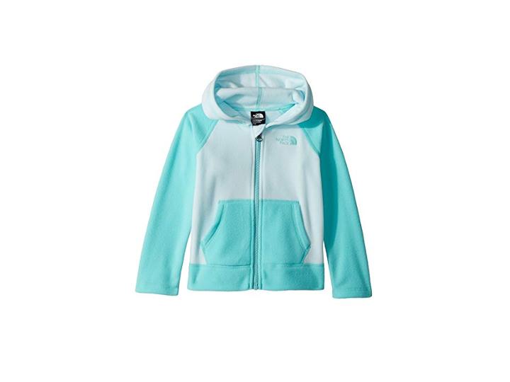 The North Face Kids Glacier Full Zip Hoodie (toddler) (origin Blue) Girl's Sweatshirt