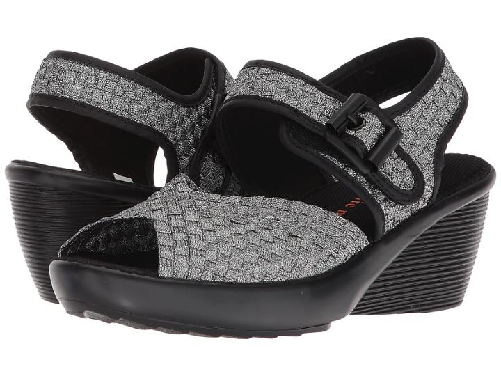 Bernie Mev. Fresh Drisco (pewter) Women's Wedge Shoes