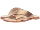 Cole Haan Anica Crisscross Sandal (gold Glitter Metallic) Women's Shoes