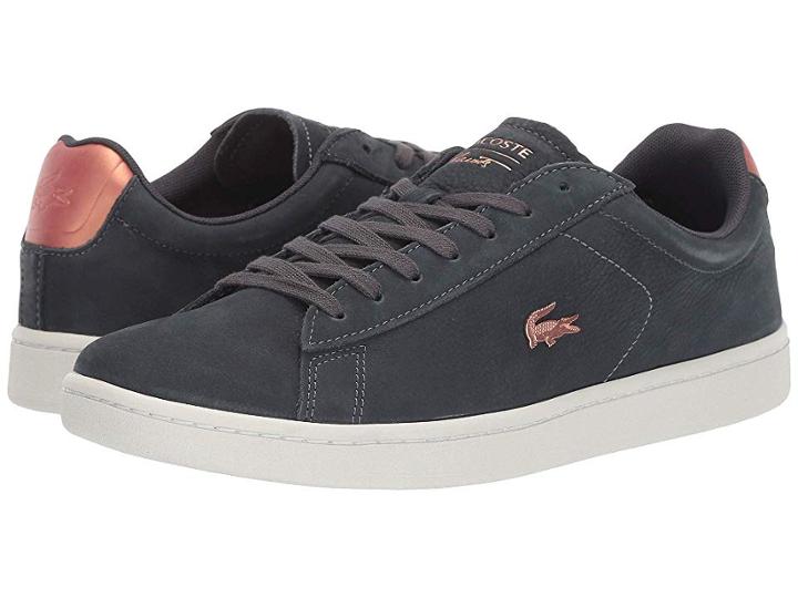 Lacoste Carnaby Evo 118 1 U Spw (dark Grey/off-white) Women's Shoes