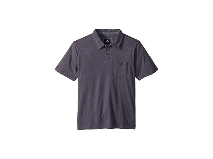Rip Curl Kids Bishop Polo (big Kids) (charcoal) Boy's Clothing