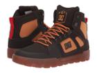 Dc Pure High-top Wr Boot (chocolate Brown) Men's Lace-up Boots