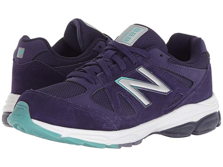 New Balance Kids Kj888v1g (big Kid) (blue/rainbow) Girls Shoes