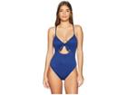 Lucky Brand Belle-air One-piece Swimsuit (navy) Women's Swimsuits One Piece