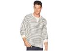 Lucky Brand Thermal Stripe Tee (multi) Men's Clothing