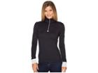 Obermeyer Nari 1/4 Zip Top (black) Women's Clothing