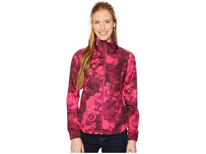 The North Face Reactor Jacket (wild Aster Purple Botanical Print) Women's Coat