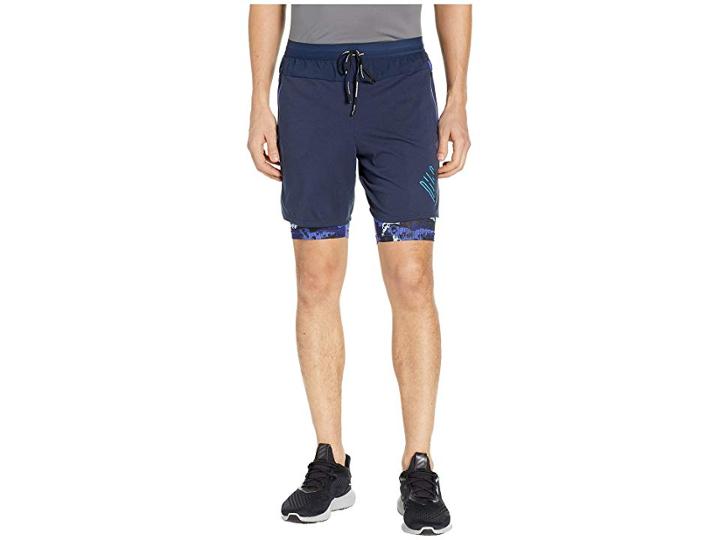 Nike Wild Run 2-in-1 Shorts (obsidian/persian Violet/reflect Black) Men's Shorts