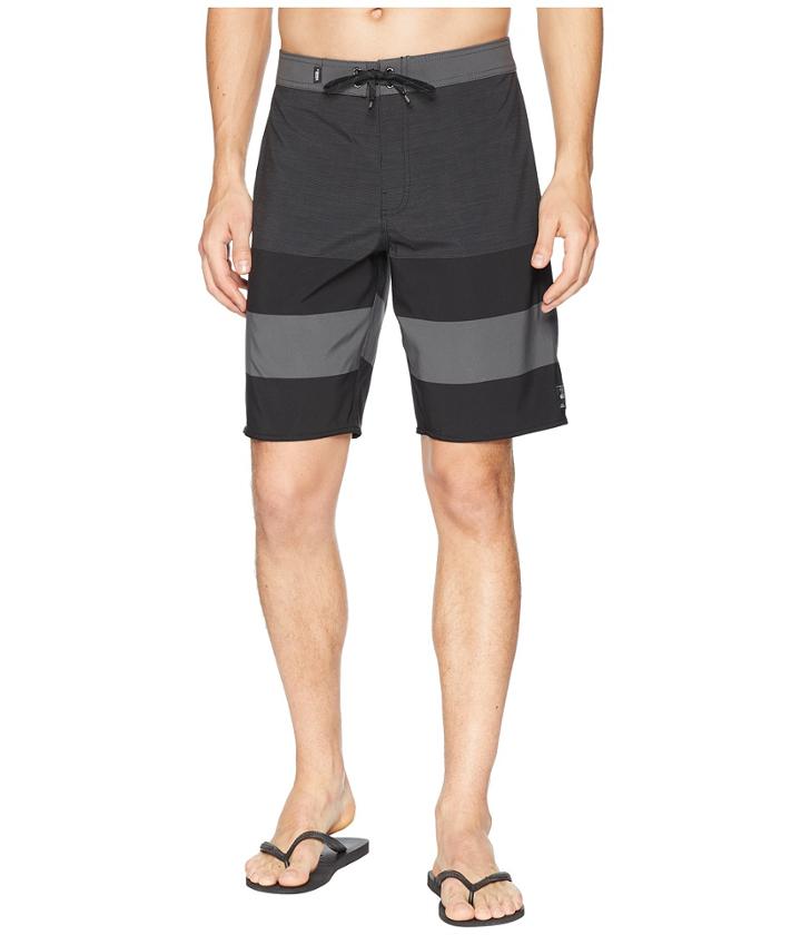 Vans Era Stretch Boardshorts 20 (black Micro Stripe) Men's Swimwear