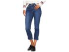 Lauren Ralph Lauren Petite Regal Ankle Straight Jeans (cadet Blue Wash) Women's Jeans