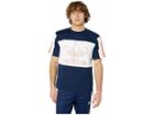 Adidas Originals Spirit Outline Block Tee (collegiate Navy) Men's T Shirt