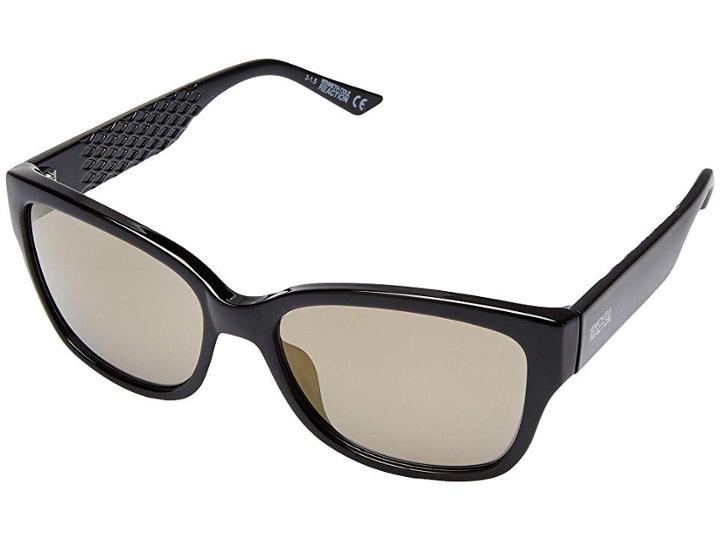 Kenneth Cole Reaction Kc2754 (shiny Black/smoke Mirror) Fashion Sunglasses