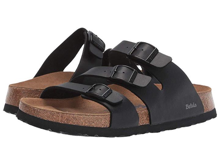 Betula Licensed By Birkenstock Leo Soft (black Birko-flortm) Women's Sandals