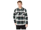 Vans Box Long Sleeve Flannel (darkest Spruce/natural) Men's Clothing