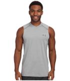 Under Armour Raid Sleeveless Tee (true Gray Heather/steel/graphite) Men's Workout