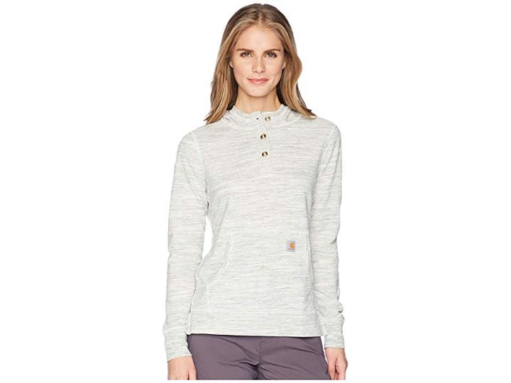 Carhartt Norwalk Hoodie (marshmallow Space Dye) Women's Sweatshirt