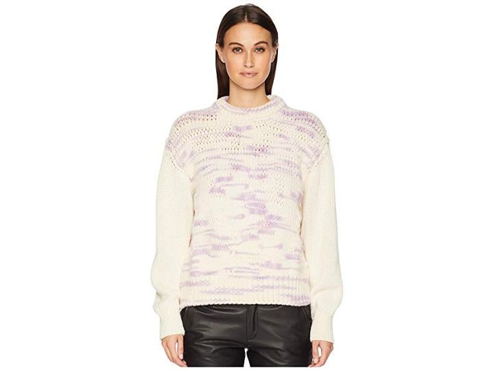 See By Chloe Space Dye Sweater (multicolor White) Women's Sweater