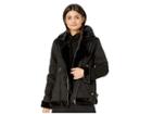 Steve Madden Sherpa Jacket (black) Women's Coat