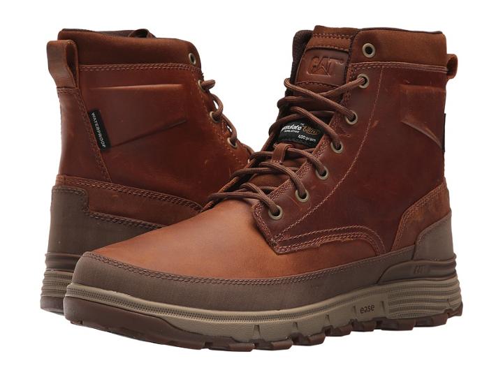 Caterpillar Casual Viaduct Ice + Waterproof Tx (dark Brown) Men's Boots