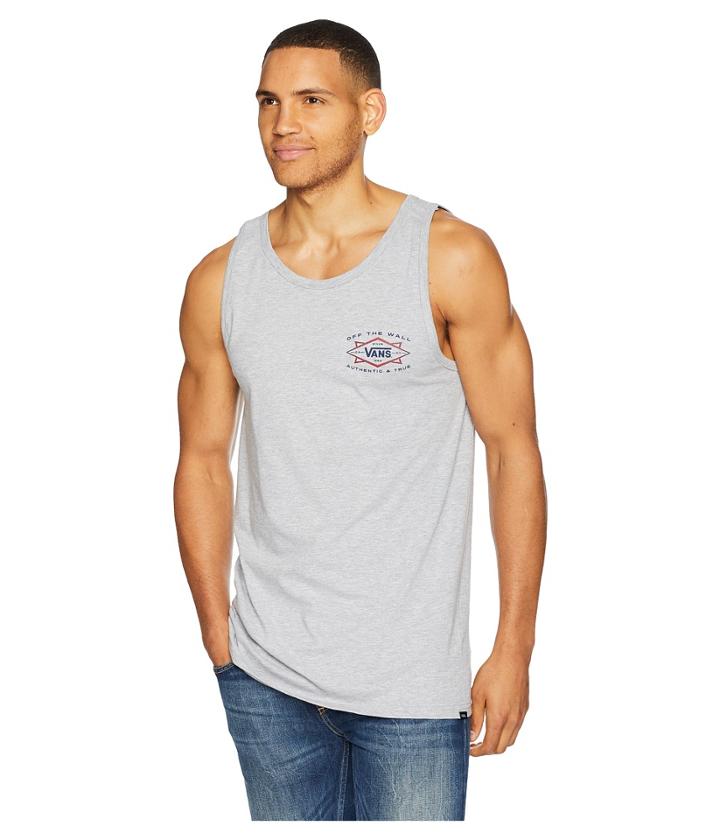 Vans Off The Wall Shaper T-shirt (athletic Heather) Men's T Shirt