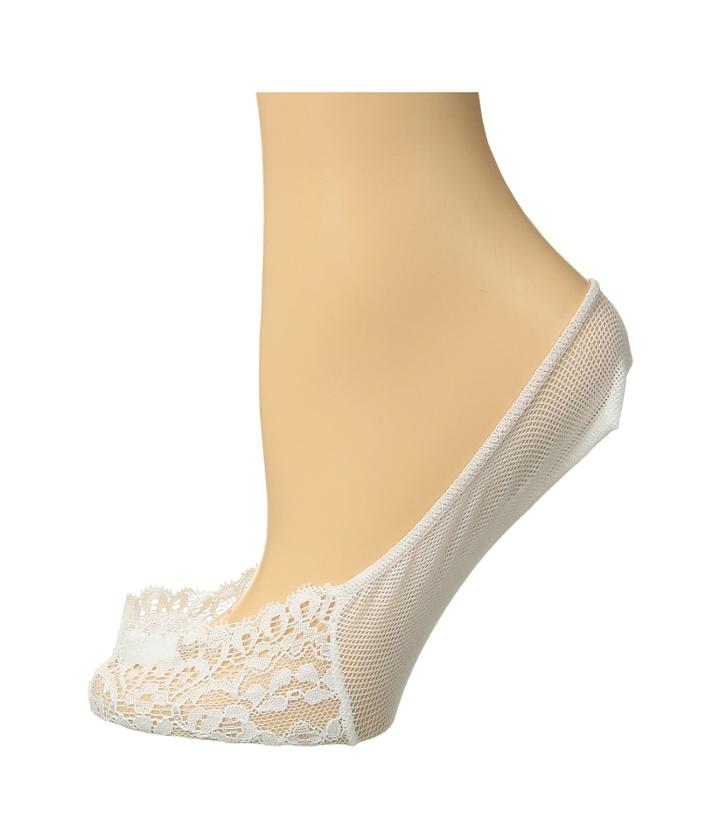 Falke Secret Liner (white) Women's Crew Cut Socks Shoes