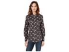 Rock And Roll Cowgirl Long Sleeve Snap B4s8012 (brown) Women's Clothing