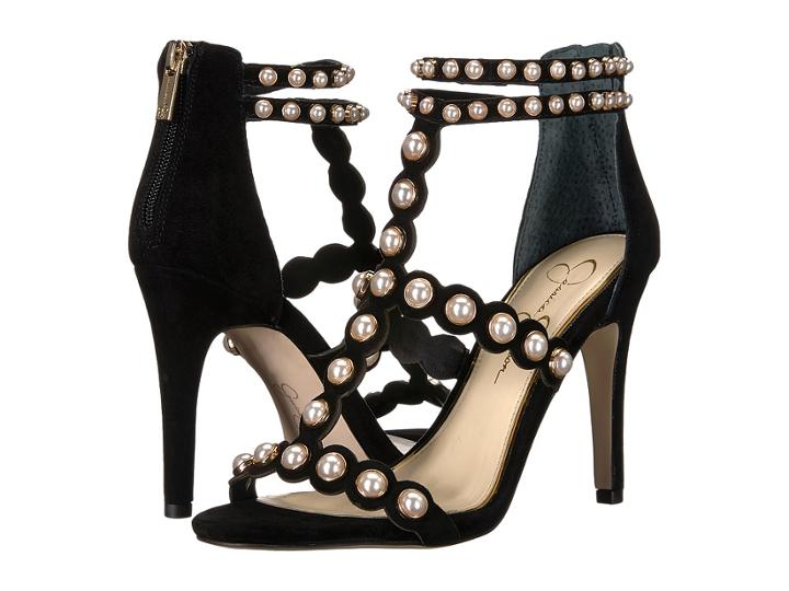 Jessica Simpson Eleia (black Luxe Kid Suede) Women's Shoes