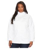 Columbia Plus Size Arcadia Iitm Jacket (white/white) Women's Coat