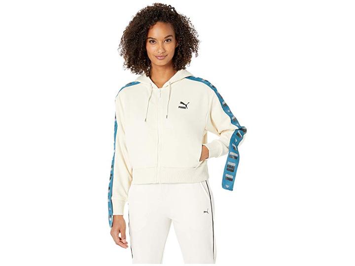 Puma Revolt Full Zip Terry Hoodie (birch) Women's Sweatshirt