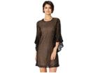 Miss Me Ruffle Sleeve Mini Dress (black) Women's Dress