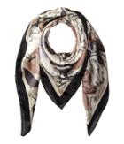 Vince Camuto Garden Of Eden Oversize Square Scarf (taupe) Scarves