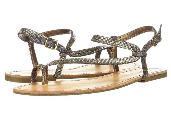 Kenneth Cole Reaction Just Braid (gold Multi Fabric) Women's Shoes