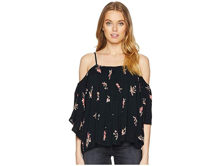 Billabong Forever Top Woven Top (black) Women's Clothing