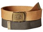 Timberland 2-in-1 Boxed Web Belt Pack (olive) Men's Belts