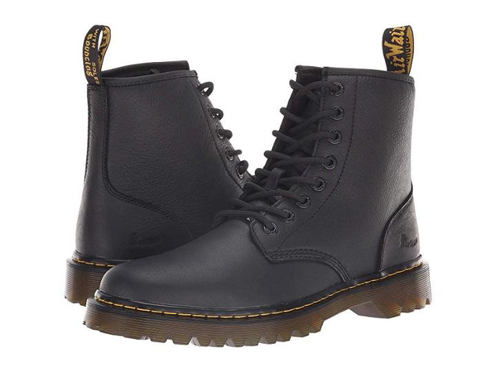 Dr. Martens Awley (black Newark) Men's Lace-up Boots