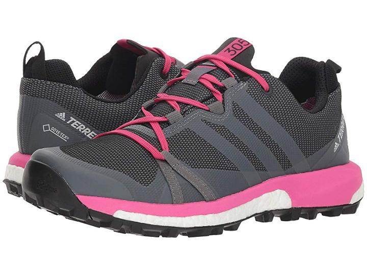 Adidas Outdoor Terrex Agravic Gtx (grey Four/grey One/real Magenta) Women's Shoes