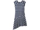 Tommy Hilfiger Kids Asymmetrical Dress (big Kids) (flag Blue) Girl's Dress