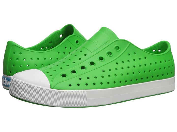 Native Shoes Jefferson (grasshopper Green/shell White) Shoes