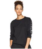 Adidas Badge Of Sport Moto Long Sleeve Tee (black) Women's T Shirt