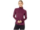 Brooks Dash 1/2 Zip (heather Iris) Women's Long Sleeve Pullover