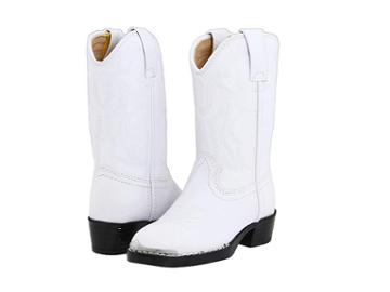 Durango Kids Bt851 (toddler/little Kid) (white) Cowboy Boots