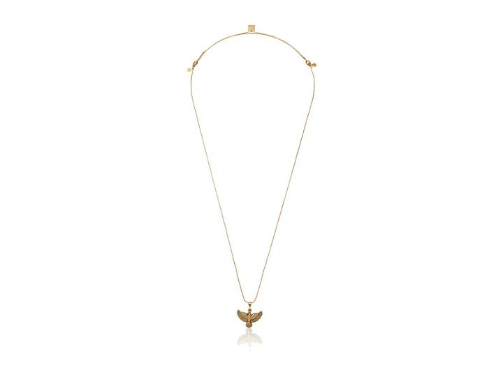 Alex And Ani Charity By Design Spirit Of The Eagle Necklace (rafaelian Gold) Necklace