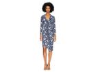 Nicole Miller Stephanie Dress (blue/white) Women's Dress
