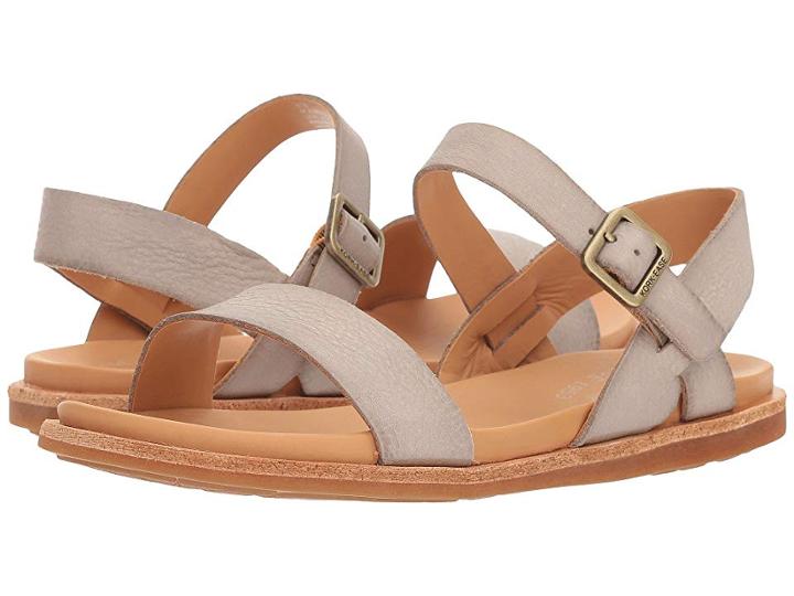 Kork-ease Yucca (grey Full Grain Leather) Women's Sandals