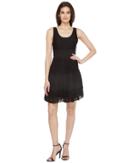 Karen Kane Tara Tiered Lace Dress (black) Women's Dress