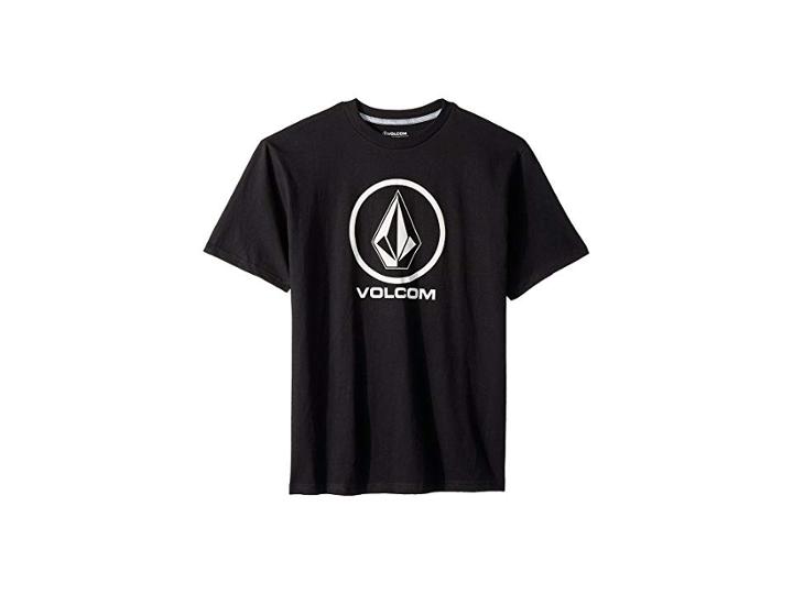 Volcom Kids Crisp Stone Short Sleeve Tee (big Kids) (black) Boy's T Shirt