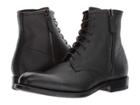 Aquatalia Victor (black Pebbled Grain) Men's Zip Boots