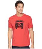 Life Is Good Retro Van Smooth Tee (americana Red) Men's T Shirt